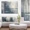 Designart - Grey Abstract Pattern Oil Painting - Abstract Canvas Painting
